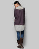 Victoria Boatneck Pullover - Purple