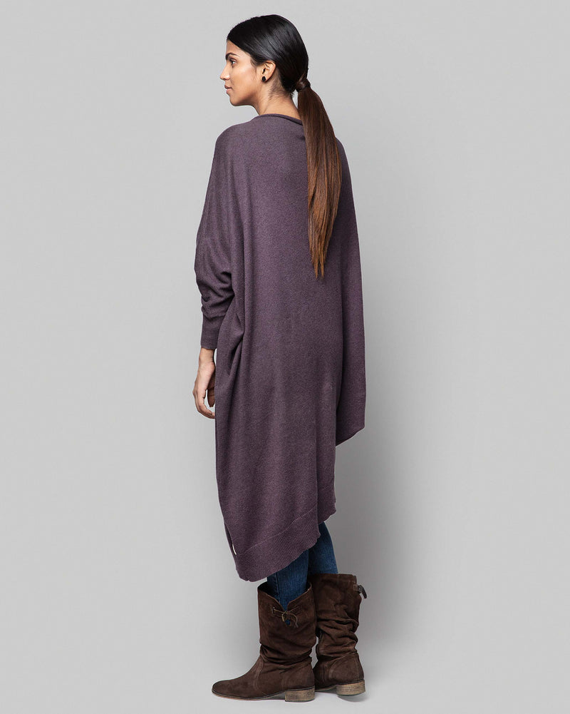 Victoria Slouchy Pullover - Purple