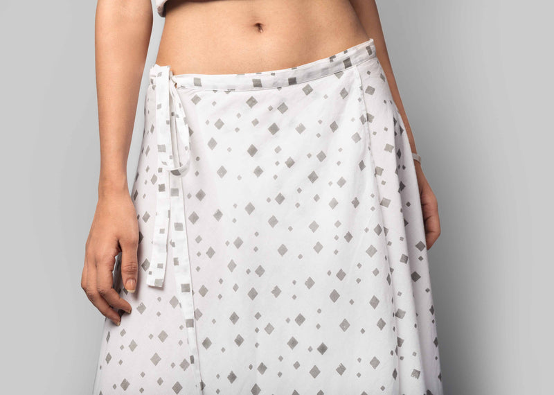 Santorini Wrap Maxi Skirt