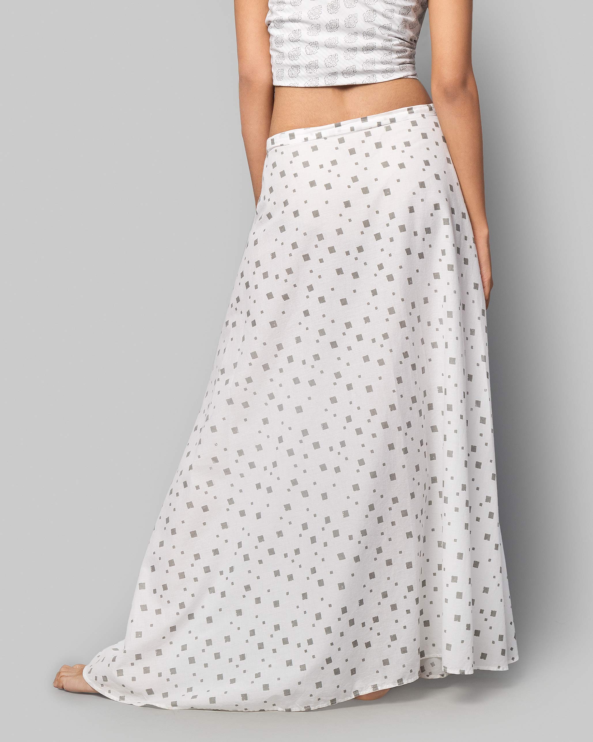 Santorini Wrap Maxi Skirt