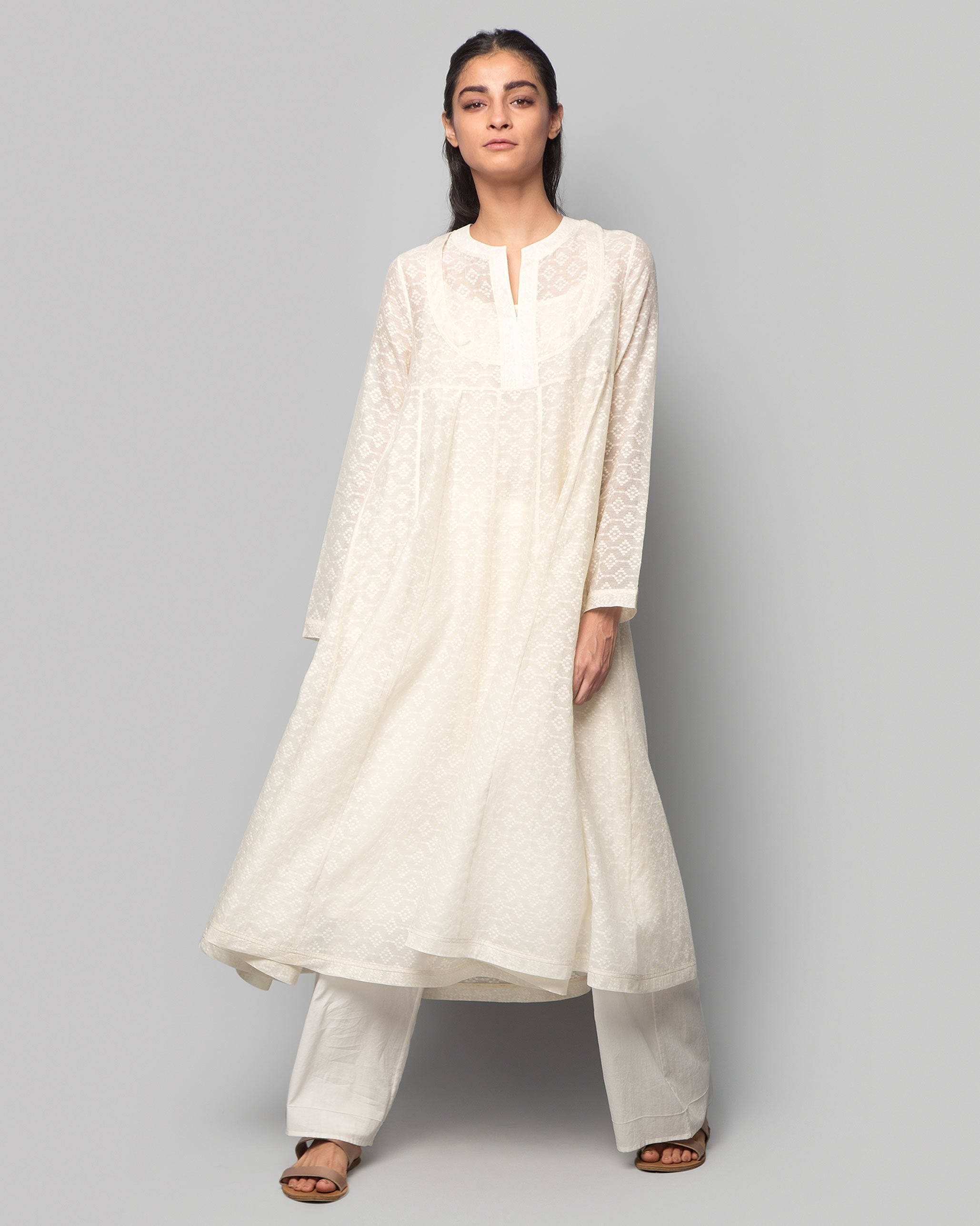 Tisya Chanderi Kurta & Slip Set