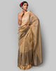 Zareen Chanderi Sari - Beige