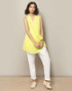 Wrap-front Top - Lime