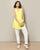 Wrap-front Top - Lime
