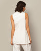 Wrap-front Top - White