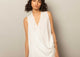 Wrap-front Top - White