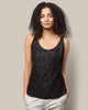 Sequinned Tank - Black