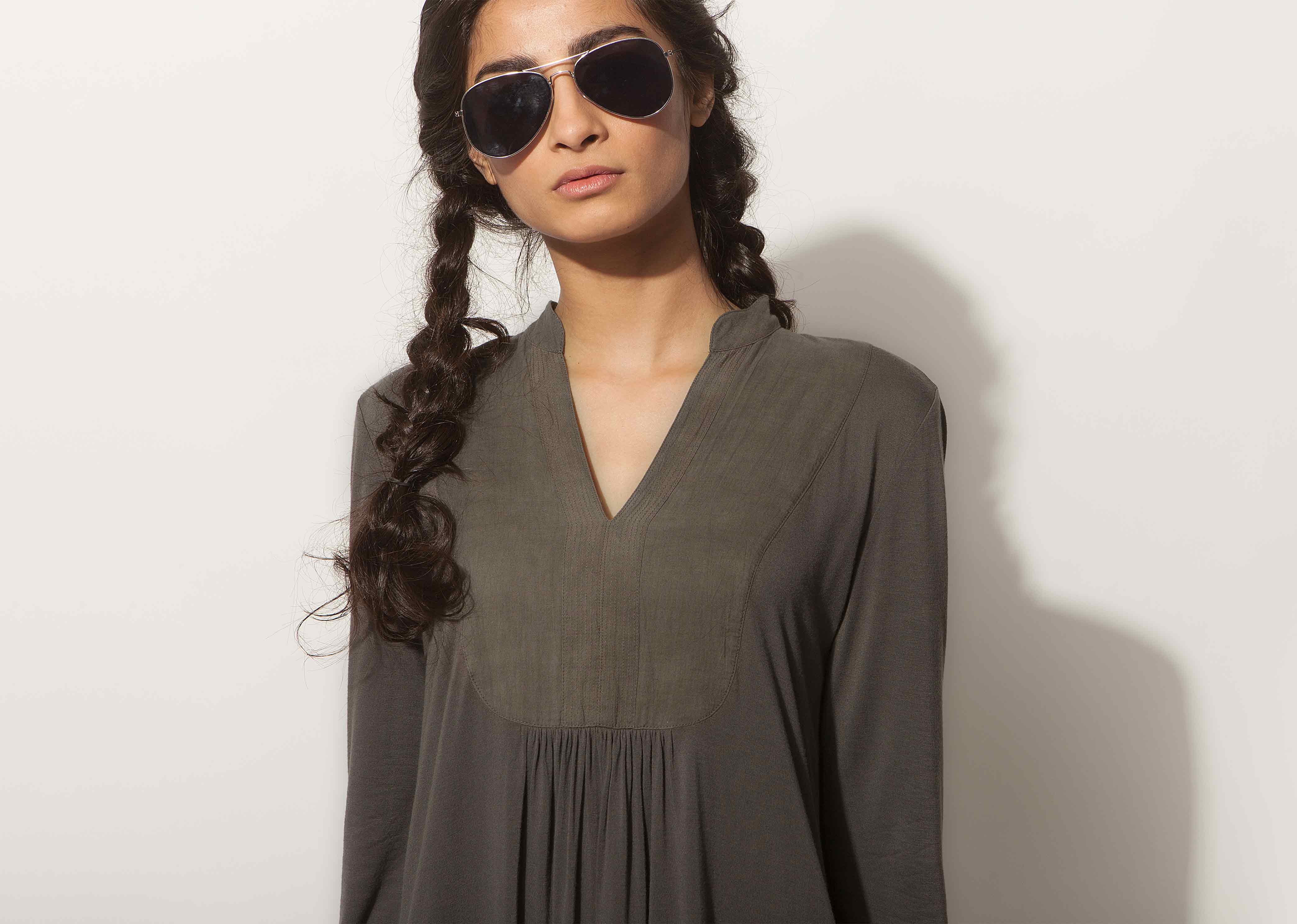 Shibui Tunic - Charcoal