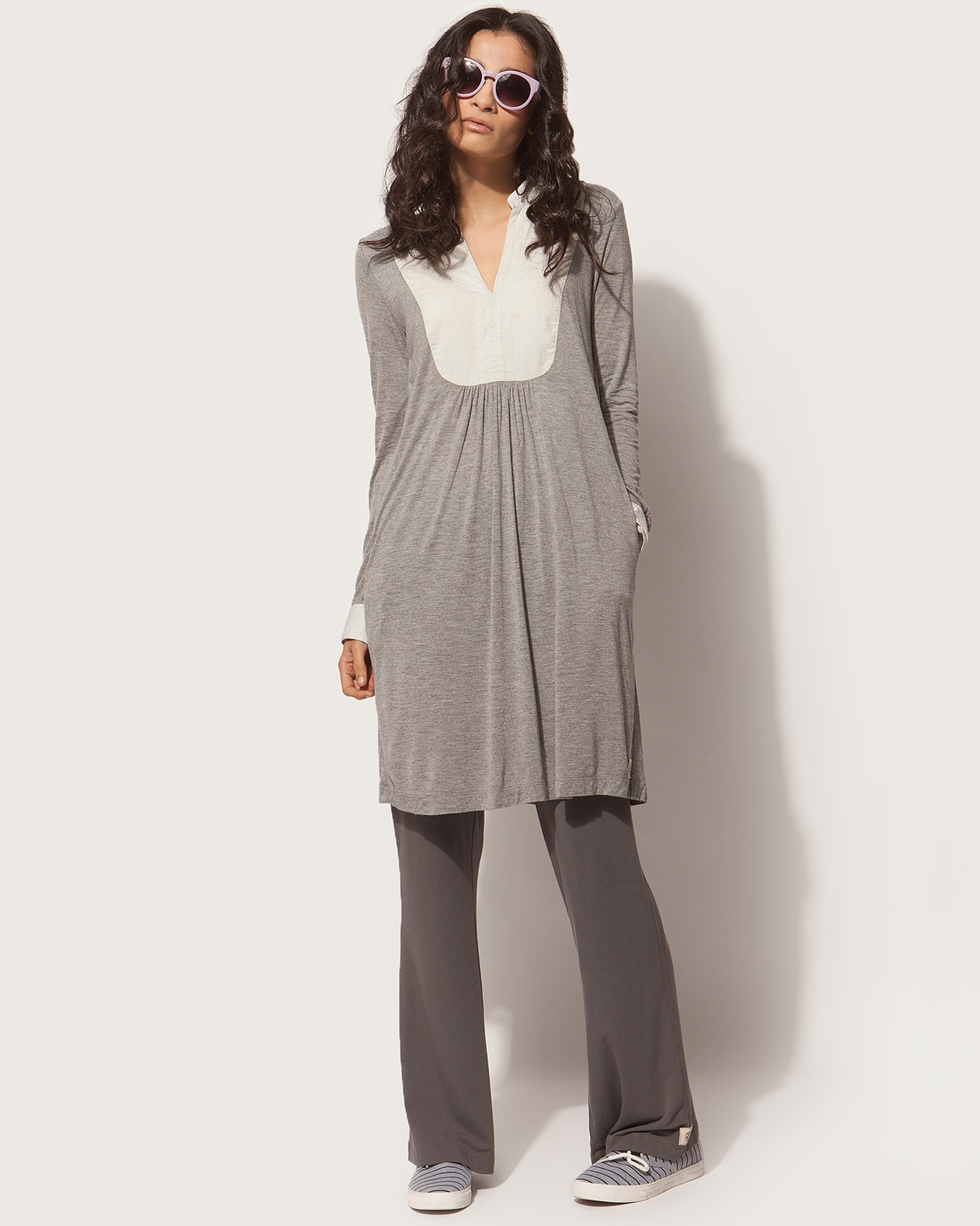 Shibui Tunic - Soft Grey