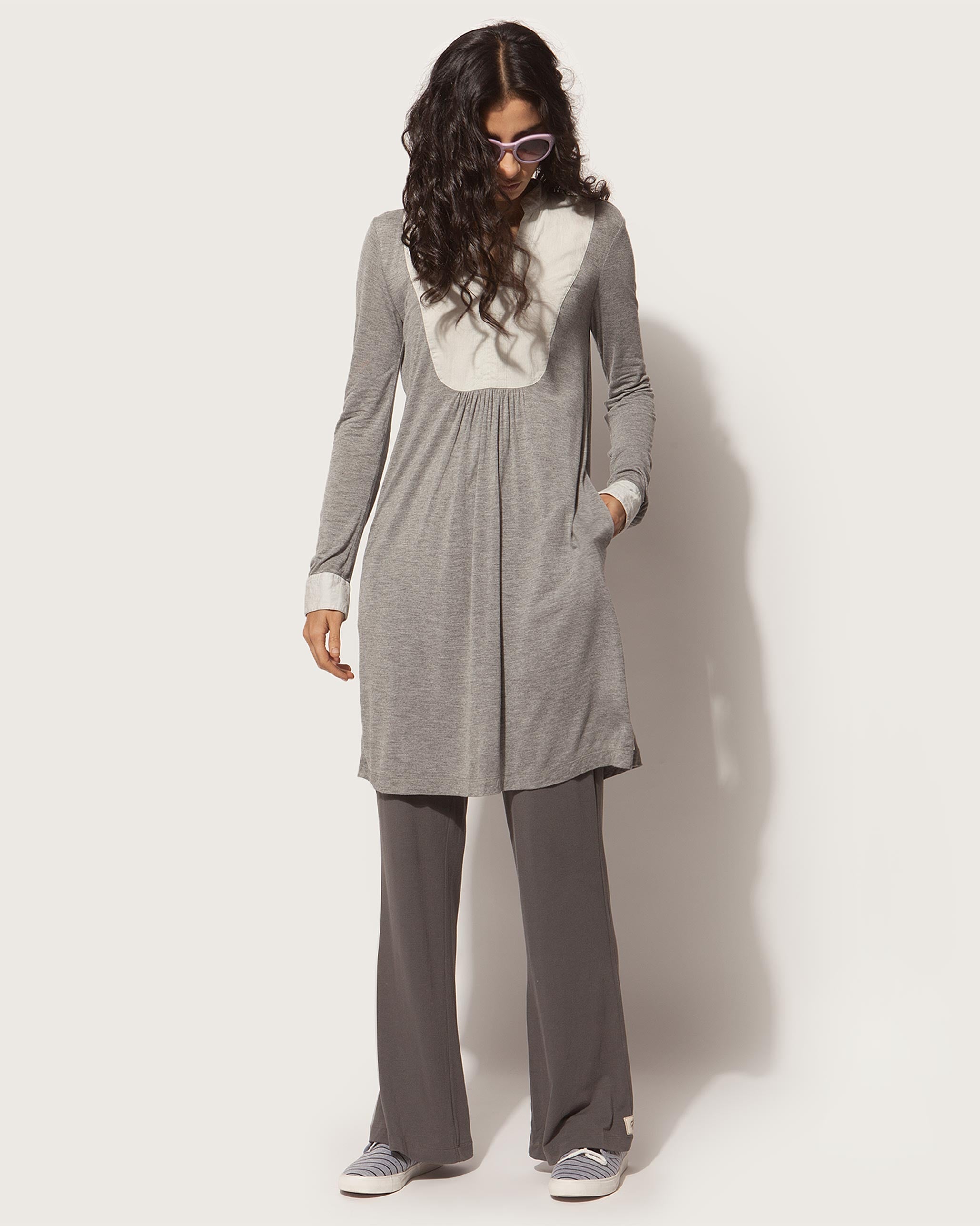 Shibui Tunic - Soft Grey