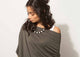 Ukiyo Off-Shoulder Top - Charcoal