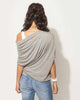 Ukiyo Off-Shoulder Top - Soft Grey