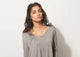 Ukiyo A-Line Top - Soft Grey