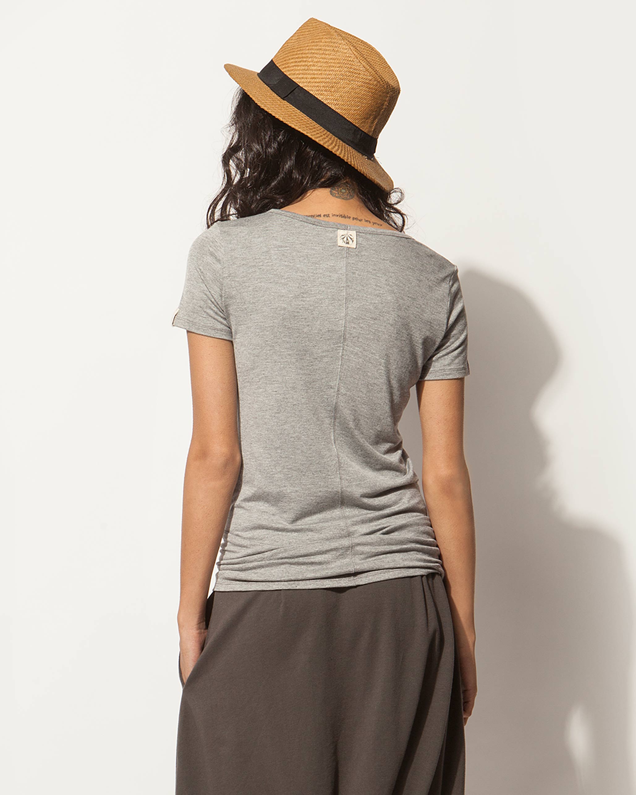 Ukiyo Short Sleeve Tee - Soft Grey