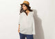 Ukiyo Peasant Top - Soft Grey