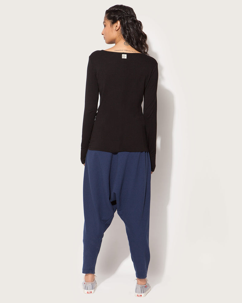 Ukiyo Long Sleeve Tee - Black