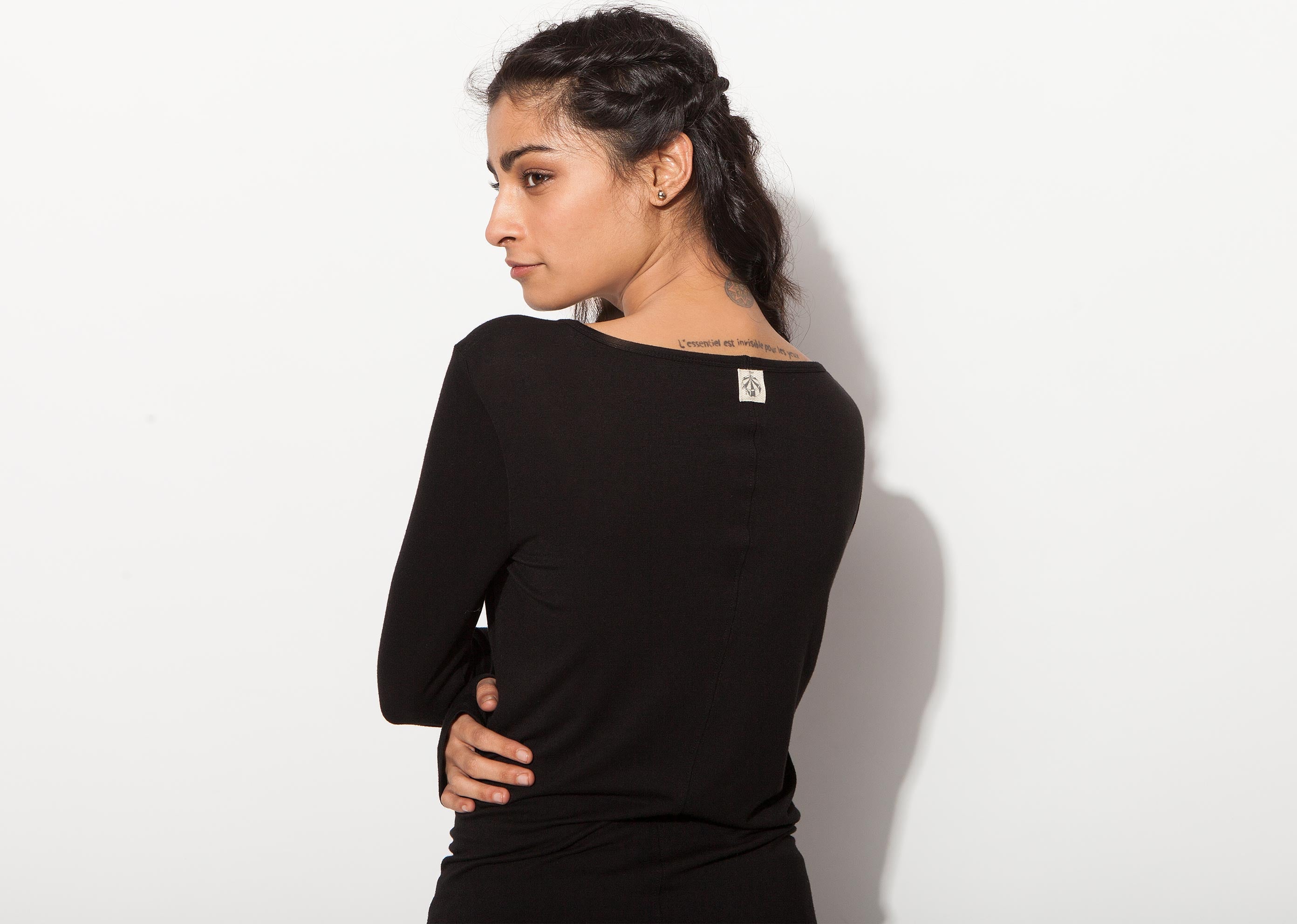 Ukiyo Long Sleeve Tee - Black