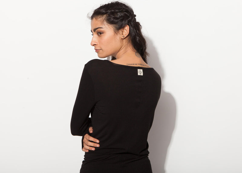 Ukiyo Long Sleeve Tee - Black