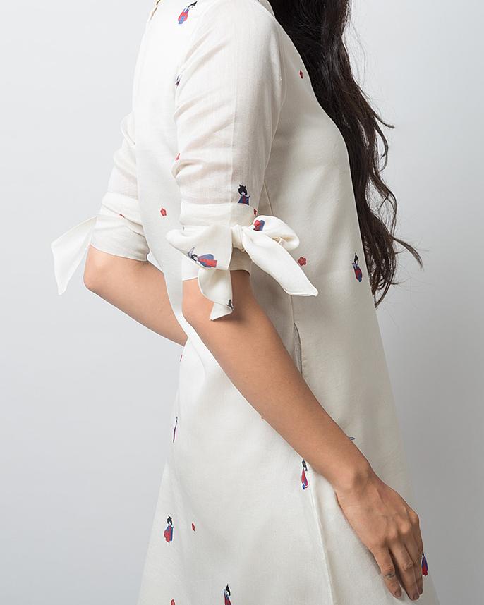 V-Neck shift Dress