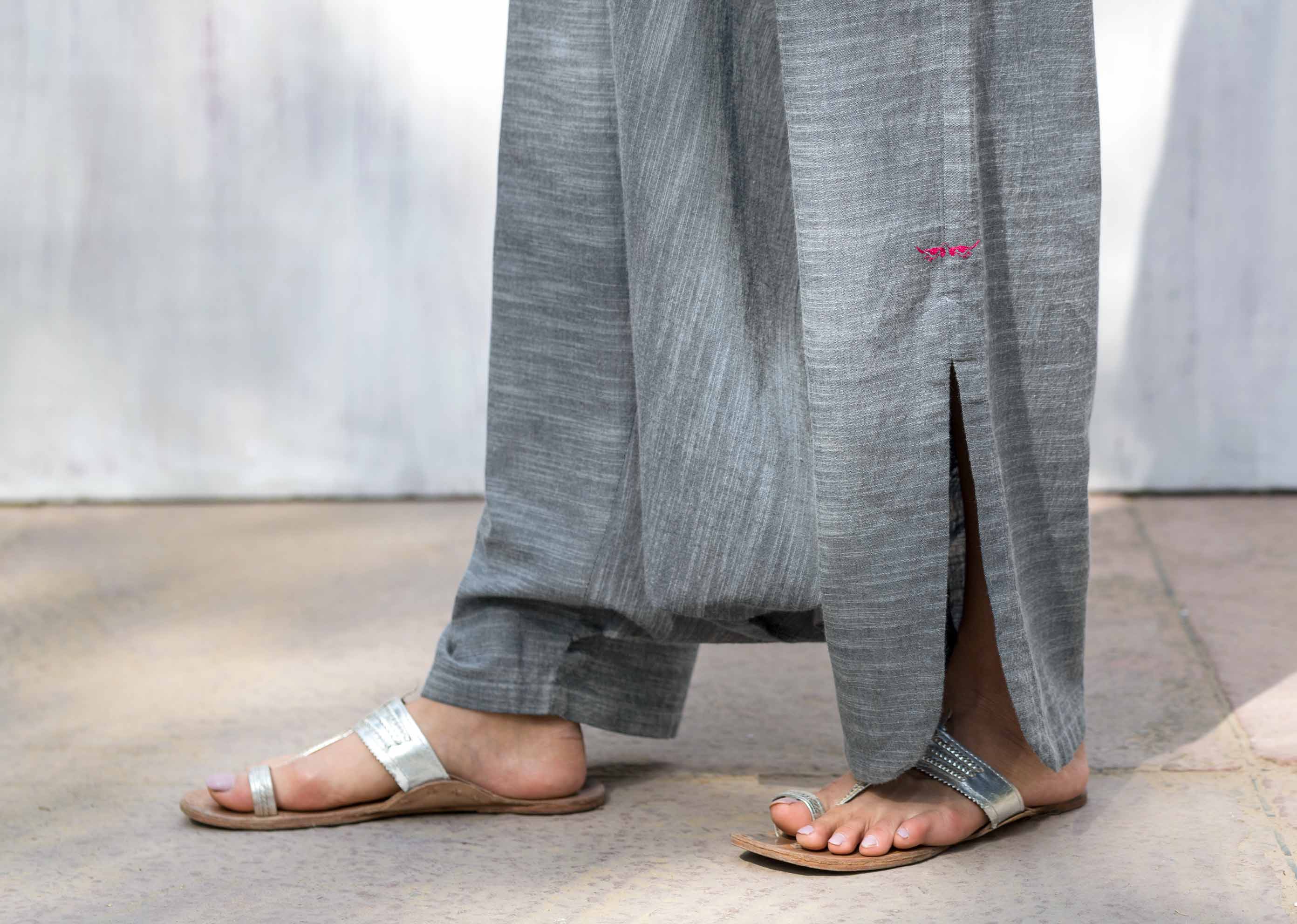 Women's Slouchy Pants - Blue