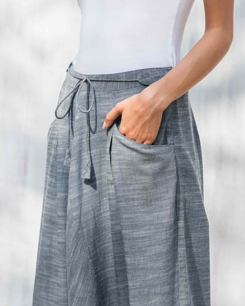 Women's Slouchy Pants - Blue