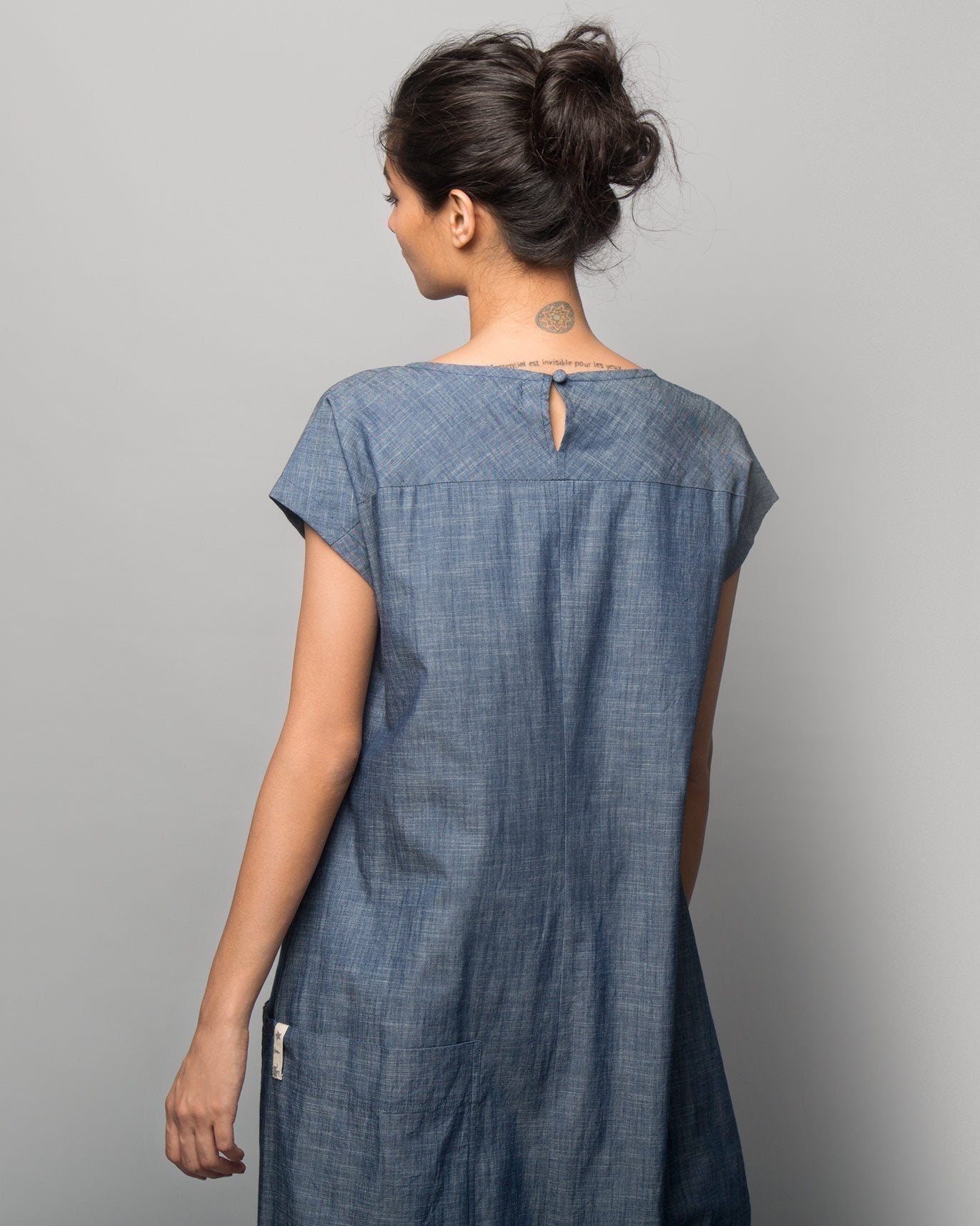 Shibui Chambray Dress - Blue