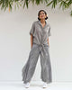 Uneven Hem Pant - Grey