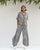 Uneven Hem Pant - Grey