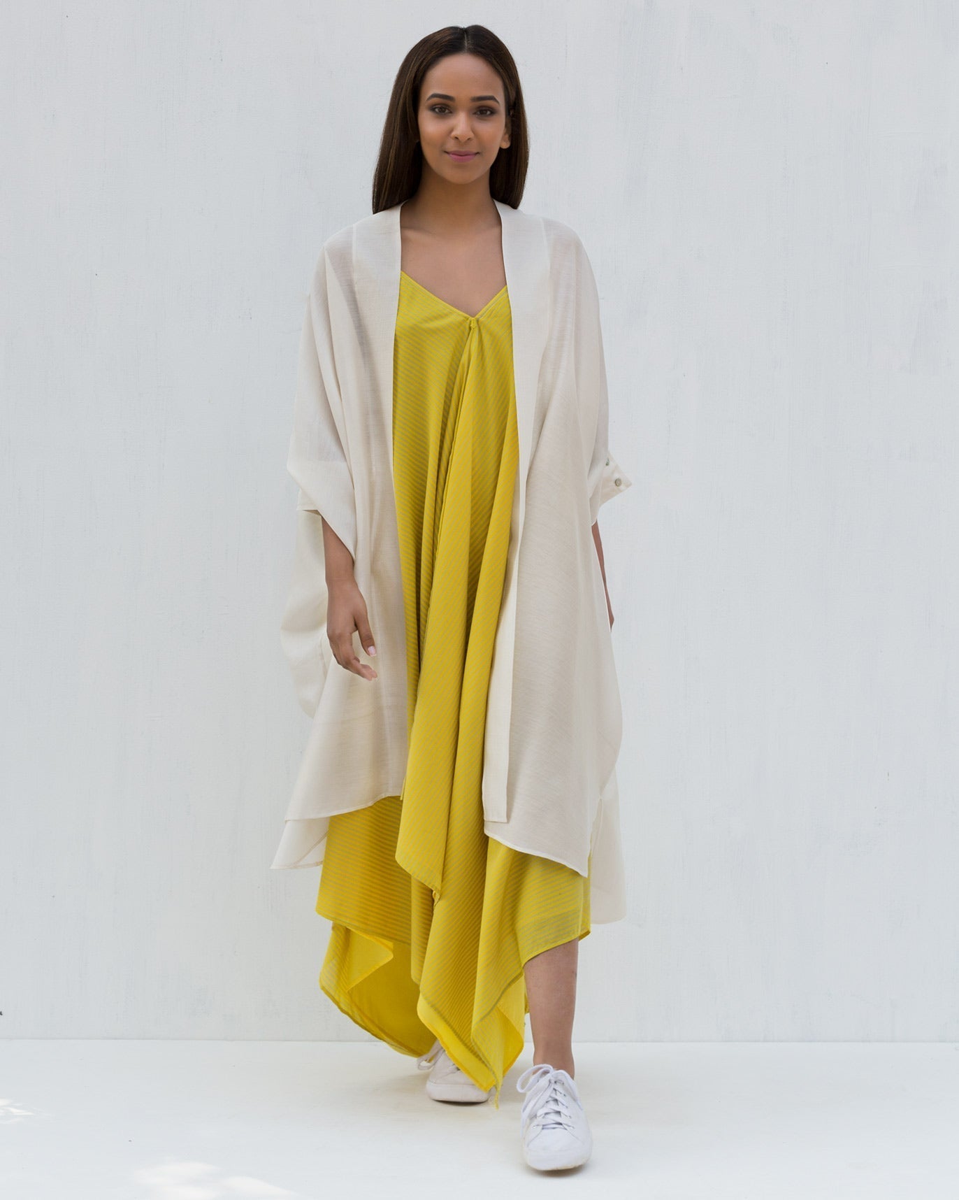 Ripple Kaftan - Ivory