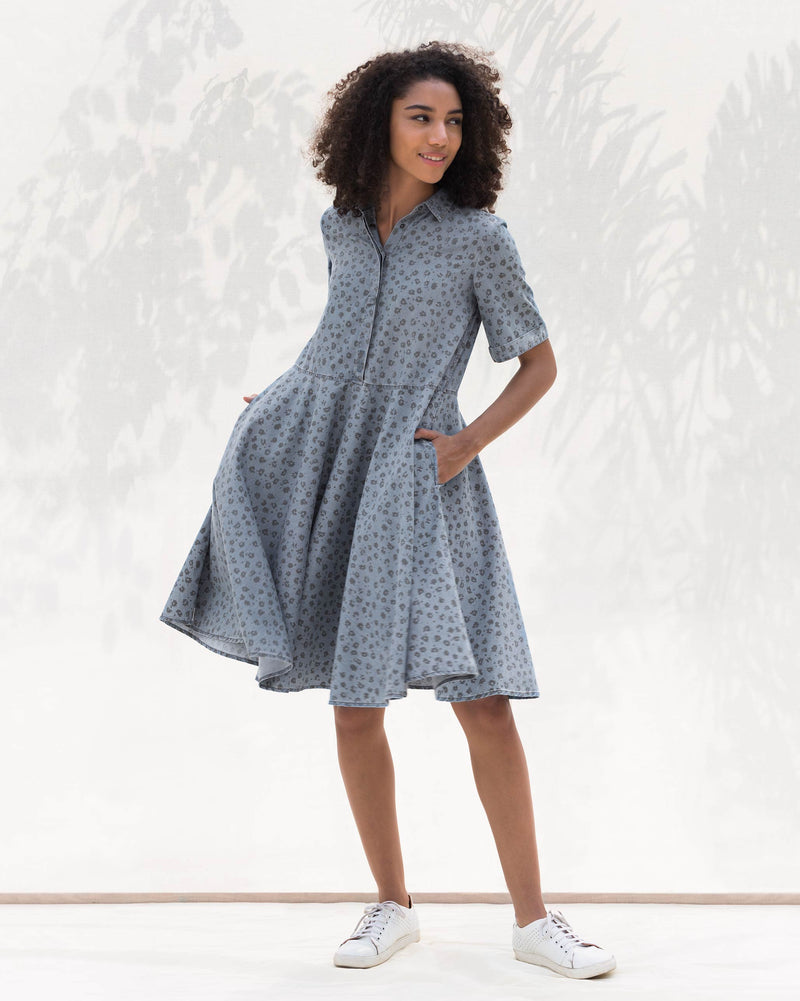 The Sail Dress - Blue