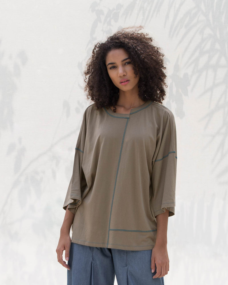 The Layover Top - Brown