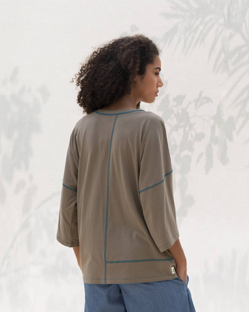 The Layover Top - Brown