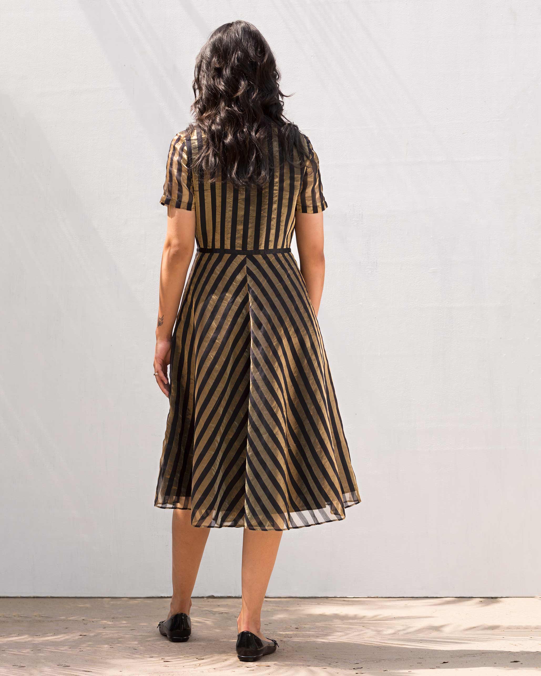 Wrap Stripe Dress