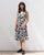 Wrap Dress - Black & White
