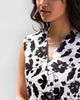 Wrap Dress - Black & White
