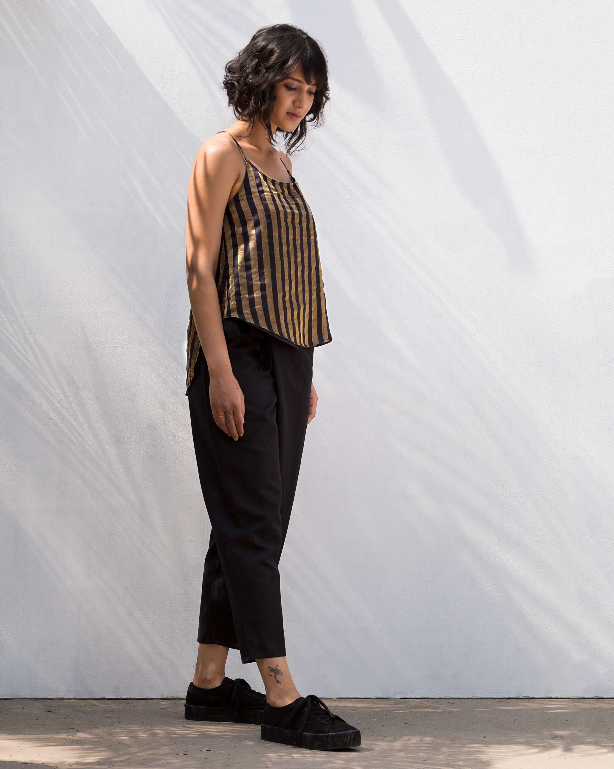 Strappy Stripe Top