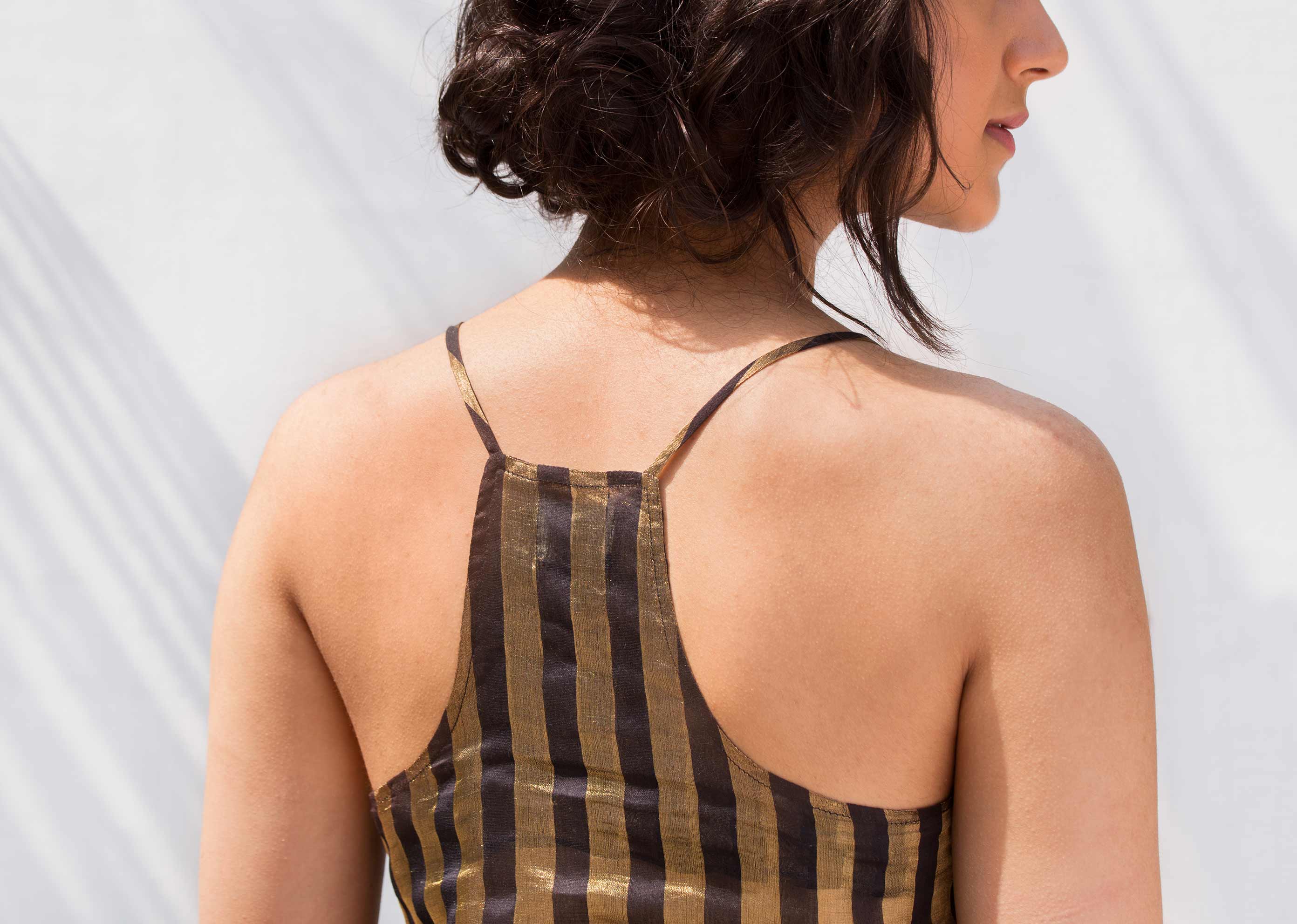 Strappy Stripe Top