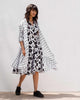 Wrap Dress - Black & White