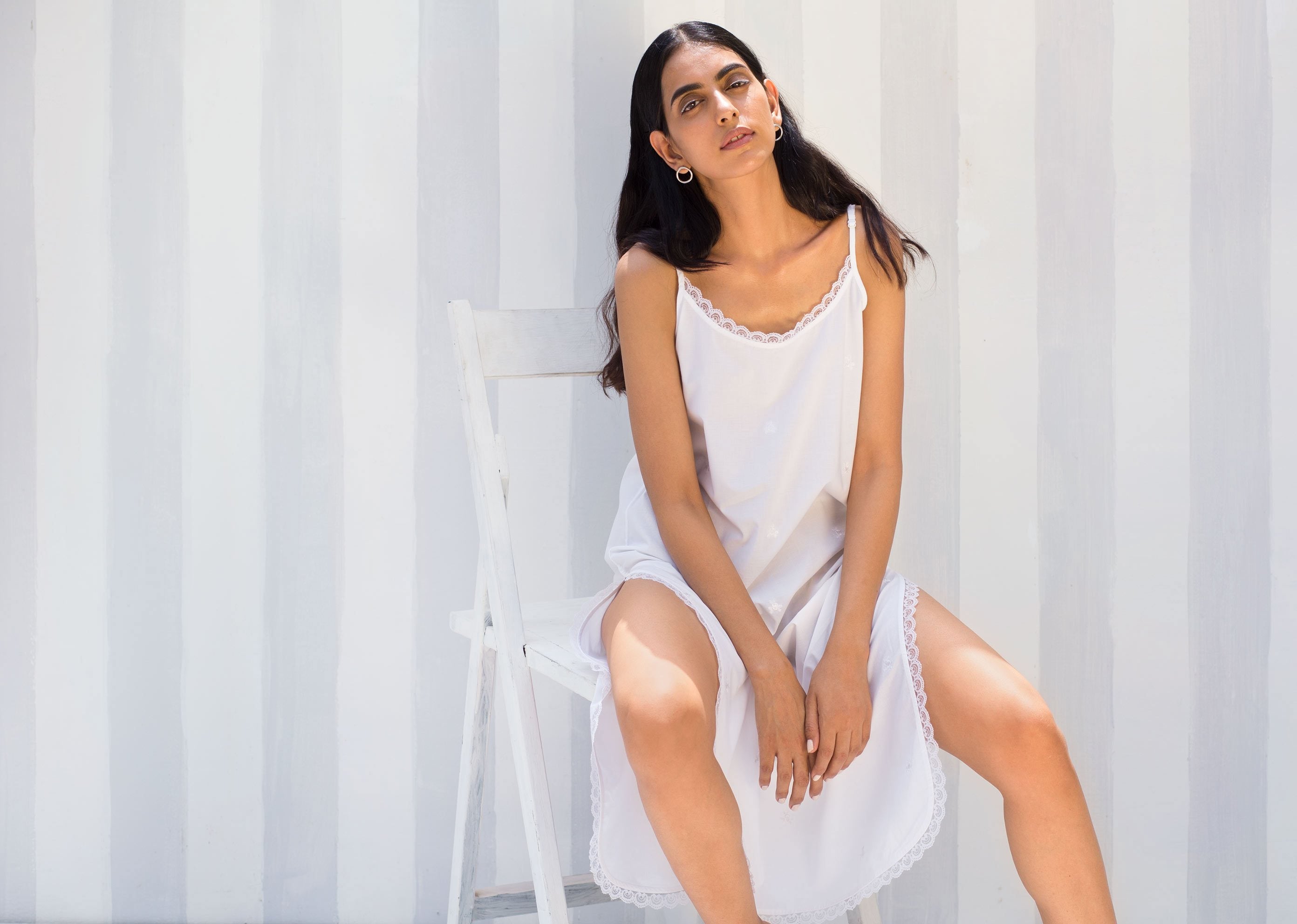 Vintage Camisole Slip - White