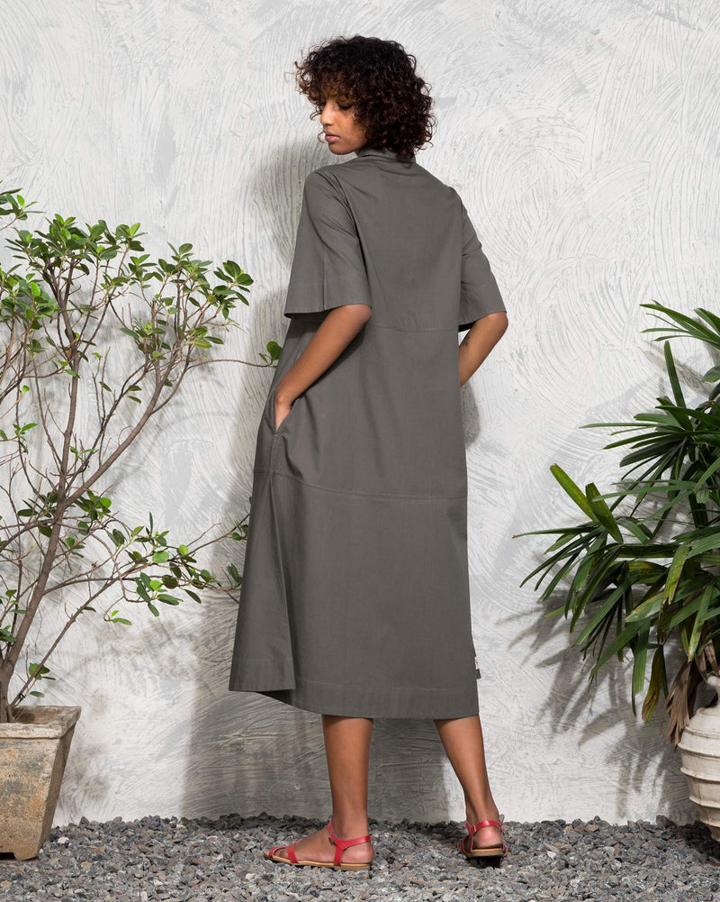 Youji Dress - Charcoal