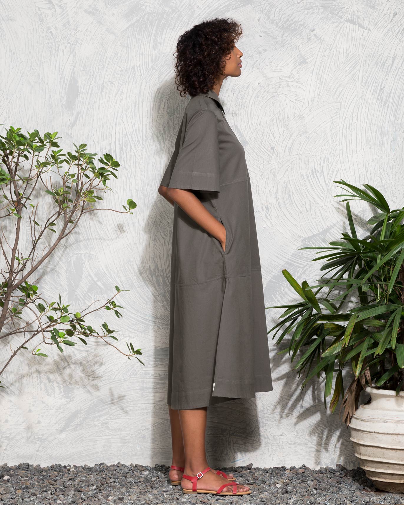 Youji Dress - Charcoal