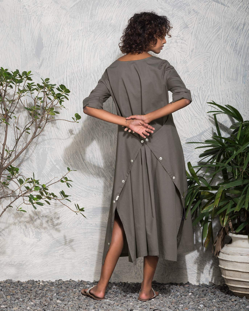 The Drapey Tunic - Charcoal