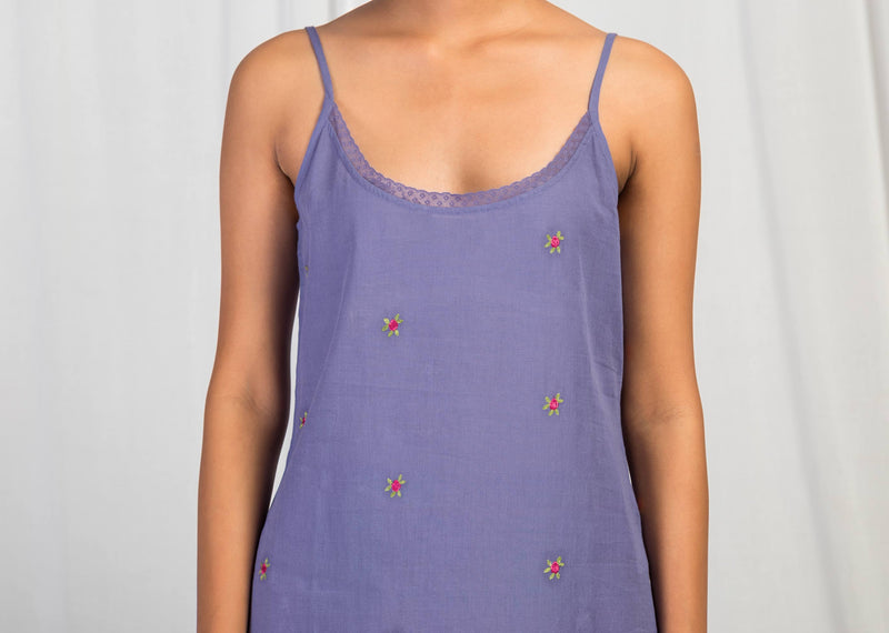 Vintage Camisole Slip - Blue