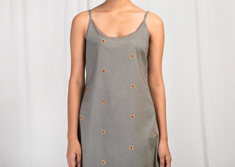 Vintage Camisole Slip - Grey