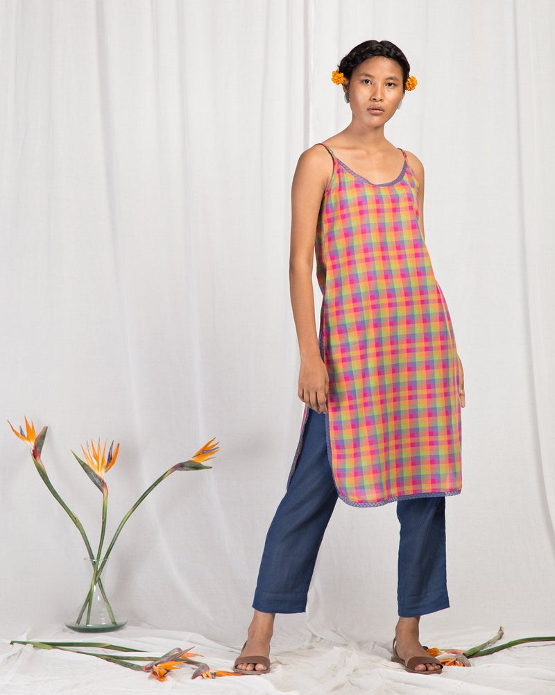 Vintage Check Camisole Slip