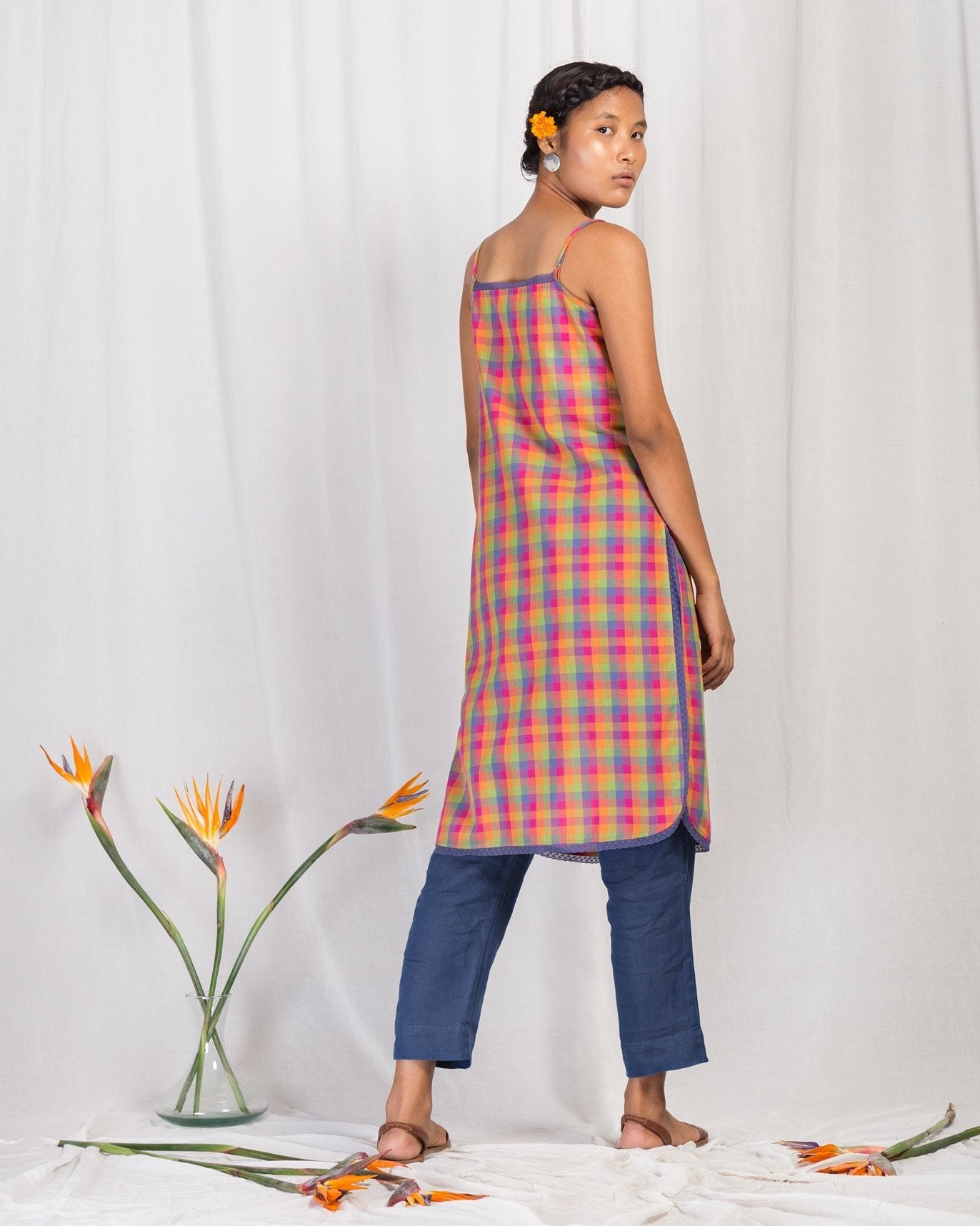 Vintage Check Camisole Slip