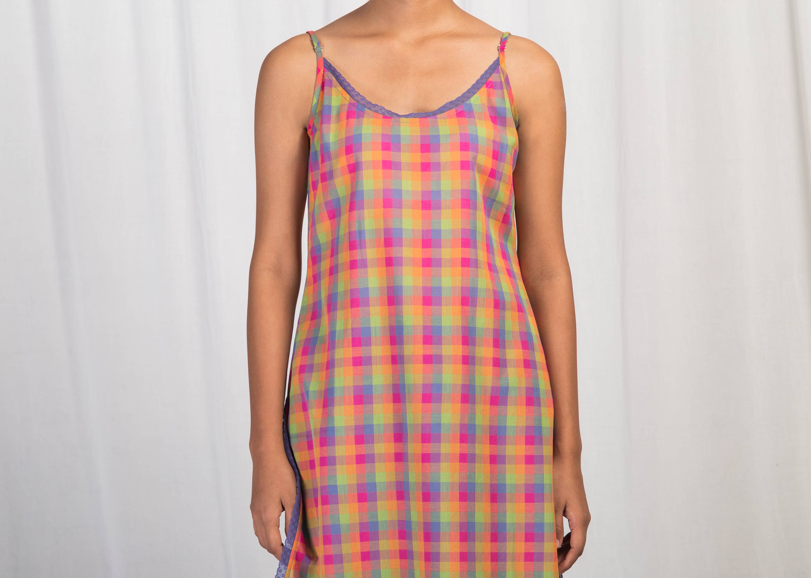 Vintage Check Camisole Slip