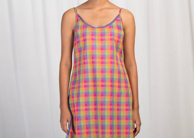 Vintage Check Camisole Slip