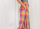 Uneven Hem Pant - Multi Checks