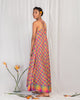 Akira Twist-back Check Dress